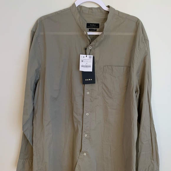 Olive Green Lightweight Zara Shirt - Picture 1 of 5
